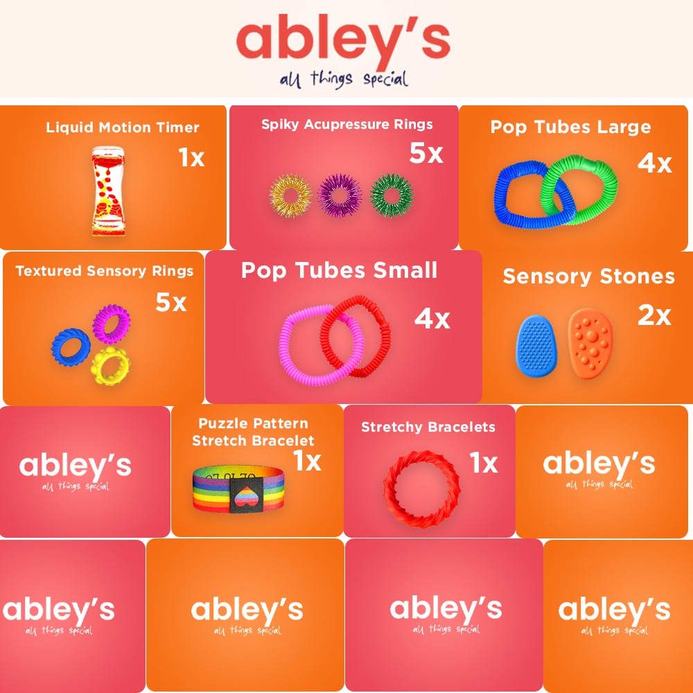 Abley’s Fidget Box – Mega Toolkit (23-in-1 Sensory Set)