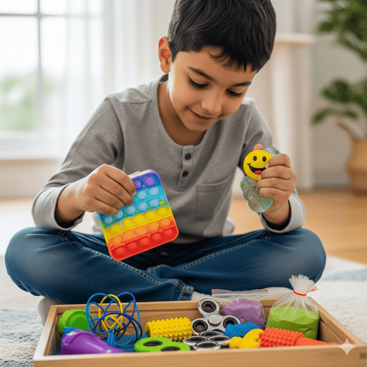 Box For Fidgets Curated Fidget Boxes for Focus & Sensory Relief