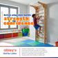 Wall Ladder Physiotherapy – Wooden Stall Bars for Home Gym, Physiotherapy, Stretching & Strength Training