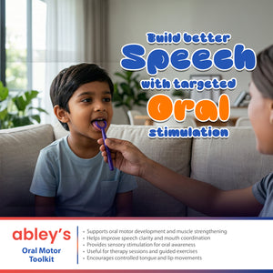 Abley's Oral Motor Toolkit | 3-Piece Set for Tongue Placement Practice