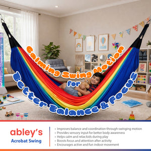 Acrobat Swing – Three Layer Sensory Therapy Hammock for Kids & Adults (Indoor/Outdoor)