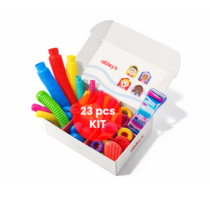 Abley’s Fidget Box – Mega Sensory Toolkit (23-in-1 Sensory Set)