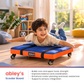 Abley’s Premium Padded Scooter Board with Safety Straps for Sensory Play and Physical Therapy Exercise