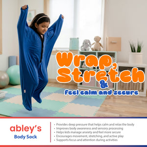 Abley's Sensory Body Sock | Stretchable for Relaxation & Focus | Easy Wash
