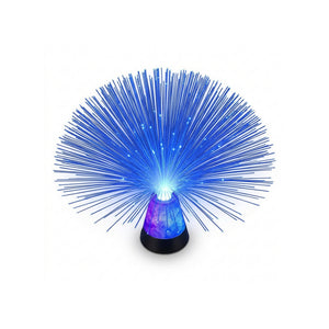 Abley's Calming Fiber Optic Sensory Lamp – Color-Changing Light with Crystal Base