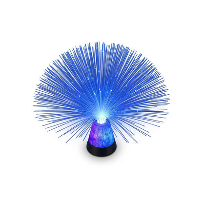 Abley's Calming Fiber Optic Sensory Lamp – Color-Changing Light with Crystal Base