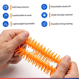Abley's Fuzzy Sensory Bracelets | Wearable Fidget 4-Pack