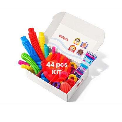 Abley’s Fidget Box – Mega Sensory Toolkit (44-in-1 Sensory Set)