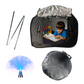 Abley's Light-Up Sensory Play Tent for Children | Fiber Optic Calming Den for Focus & Relaxation