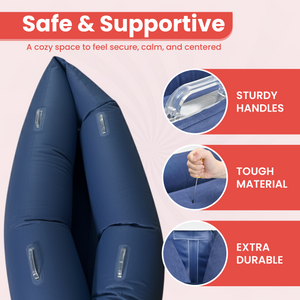 Abley's Inflatable Sensory Pea Pod for Kids | Calming Pressure & Play Seat