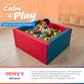Ball Pool for Kids by Abley – Soft Play Pit without balls (4x4 ft & 6x4 ft) for Sensory Play & Motor Skills