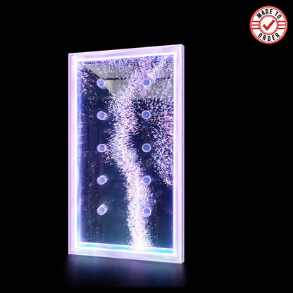 LED Sensory Bubble Wall for Visual Calm and Relaxation