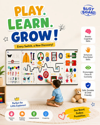 Abley's Fine Motor Skills Busy Board