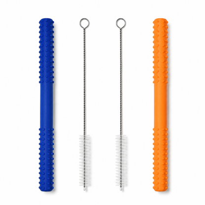 Abley's Hollow Chew Tube | Dual-Textured Oral Motor (2-Pack)