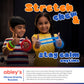 Abley's Sensory Silicone Stretchy Bracelets – 4-Pack Multi-Color Textured Fidget Rings