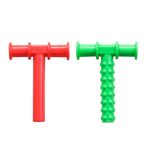 Sensory T-Shape Chew Tube | Oral Motor Skills | BPA-Free Silicone (2-Pack)