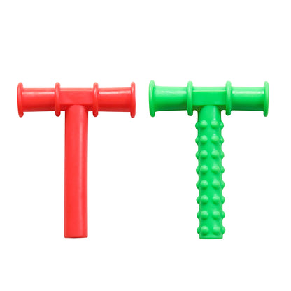 Sensory T-Shape Chew Tube | Oral Motor Skills | BPA-Free Silicone (2-Pack)