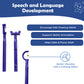 3-Piece Speech Therapy Tongue Training Set | Ridged, Flat, and Curved Tools for Articulation & Muscle Control | Ergonomic Handles for Home & Clinical Use