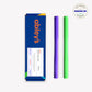 Sensory Chew Tube | Hollow, Dual Texture | Pack of 2 | 100% Safe BPA Free Silicone Teether | Oral Motor