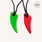 Sensory Chew necklace | Saber Tooth | Pack of 2 | 100% Safe BPA Free Silicone Teether | Oral Motor