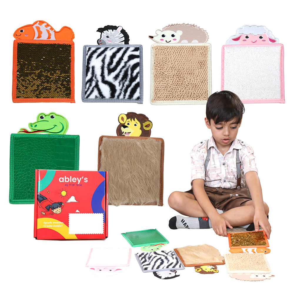 Abley's Sensory Square Mat for Baby & Infant Stimulation & Development