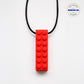 Sensory Chew Necklace – Building Block Shape | BPA-Free Silicone Oral Motor Tool for Autism, ADHD, and Sensory Processing Support