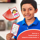 Visual Communication Cards for Kids – 32 Durable Flashcards with Keyring
