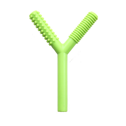 Sensory Y Shaped Chew Tube | Dual Texture | Oral Motor Skills | 100% Safe BPA Free Silicone | 1 Pc