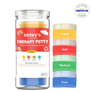 Abley's Therapy Putty Set | Hand & Finger Strengthener | 4-Color Pack