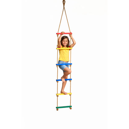 Wooden Ladder (6 Hinges) – Adjustable Climbing Ladder for Kids | Therapy & Gross Motor Skill Development