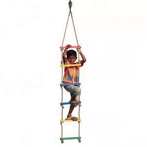 Wooden Ladder (6 Hinges) – Adjustable Climbing Ladder for Kids | Therapy & Gross Motor Skill Development