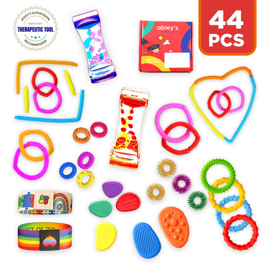 Abley’s Fidget Box – Mega Toolkit (44-in-1 Sensory Set)