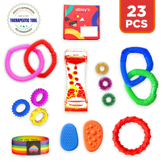 Abley’s Fidget Box – Mega Toolkit (23-in-1 Sensory Set)