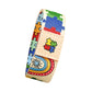Colorful Puzzle Pattern Stretch Bracelet for Kids – Soft & Lightweight Wristband