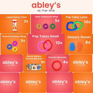 Abley’s Fidget Box – Mega Toolkit (44-in-1 Sensory Set)