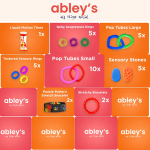 Abley’s Fidget Box – Mega Toolkit (35-in-1 Sensory Set)