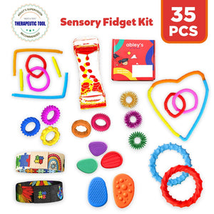 Abley’s Fidget Box – Mega Toolkit (35-in-1 Sensory Set)