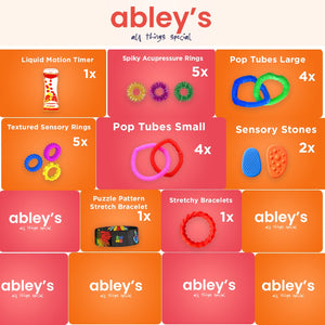 Abley’s Fidget Box – Mega Toolkit (23-in-1 Sensory Set)