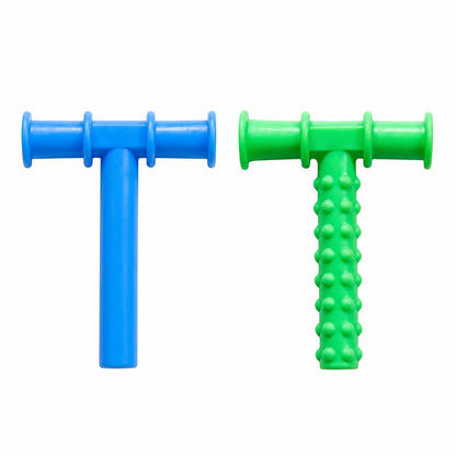 Sensory T-Shape Chew Tube | Oral Motor Skills | BPA-Free Silicone (2-Pack)
