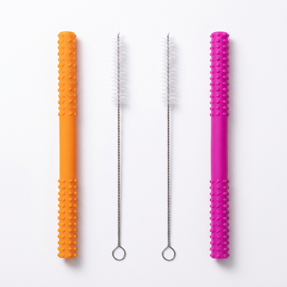 Abley's Hollow Chew Tube | Dual-Textured Oral Motor (2-Pack)