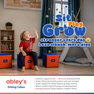 Sensory Seating Cube for Stability and Comfort | 10x10 inches | 12x12 inches